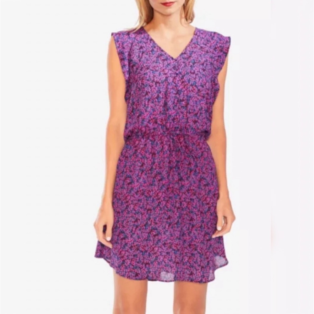 Vince Camuto Mystic Blooms Floral Dress Purple Blue
Fuscia XL